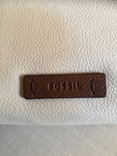 Fossil Keely Crossbody Handbag Bone & Brown ZB6933103 $168 NWT