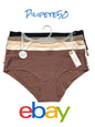 DANSKIN INTIMATES 5 Pack~Multicolor~No Show Panties Size L~ Style DS3219~UNIQUE