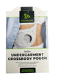 Travelon Ladies Undergarment Crossbody Pouch Cotton Blend Hide Valuables NEW