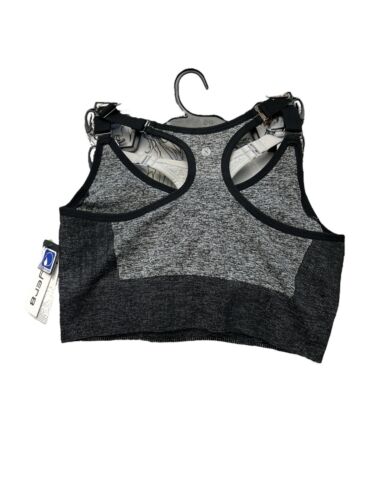 Layer8~2 Pack Sports Bra ~Medium Support ~Q-Wick Dry~Racerback~ Sze. Large~NEW