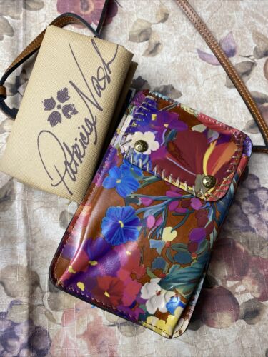 PATRICIA NASH Mini Cross-Body Bag MARINELLA Convertible Wristlet Sunmer Florals