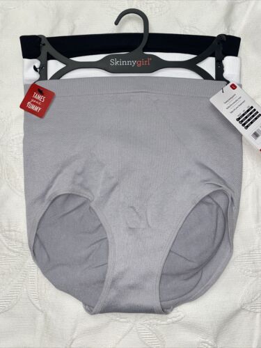 Skinnygirl Shaping Seamless Briefs Multicolor~Size LARGE 3 pair SG7629 GREAT FIT