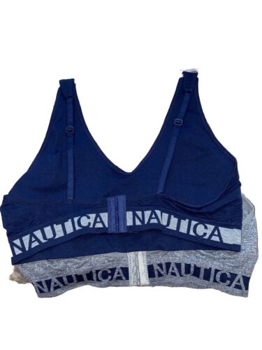 NÁUTICA 2PACK INTIMATES LOUNGE COMFORT BRAS SIZE L RETAIL $42 BEAUTIFUL NEW
