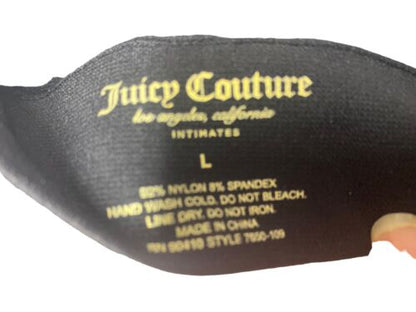 Juicy Couture Intimates Bralettes ~Pink/Black Logo~JC7650~2Pack~ Size Large~CUTE