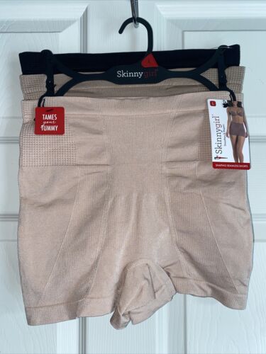 Skinnygirl Shaping Seamless Shorts Size M 3 Pairs~Style SG7016~TAMES YOUR TUMMY