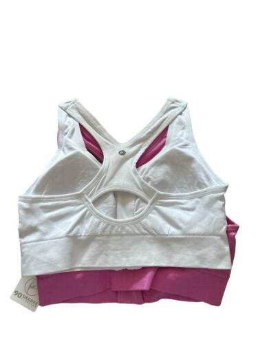 90 Degree By Reflex High Performance~Full Support Sport  Bra Set-Two L~MSRP$58