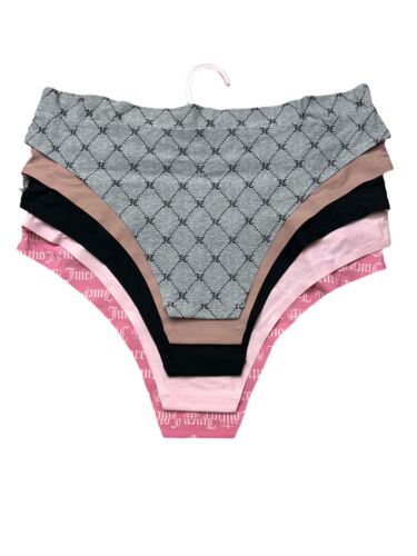 Juicy Couture 5-Pack Cheeky Seamless Panties size XL logo