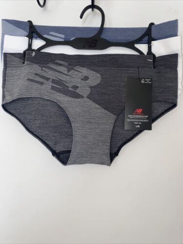 NEW BALANCE Women's No Show label Bikini Panties  3 Pack MSRP $30~ ALL SIZES