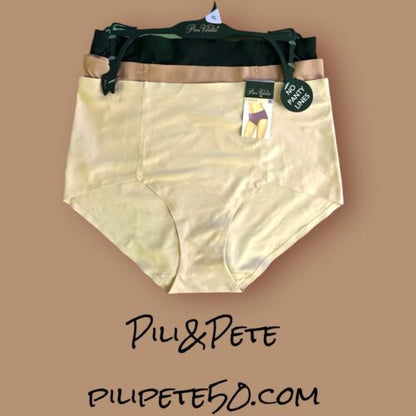 PRIMA VALENTINA 3 Pack PANTIES BRIEFS HI-CUT~77309~MULTICOLOR~SEAMLESS MF~XL