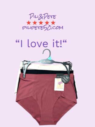 PRIMA VALENTINA 3 Pack PANTIES BRIEFS HI-CUT~77309~MULTICOLOR~SEAMLESS MF~XL