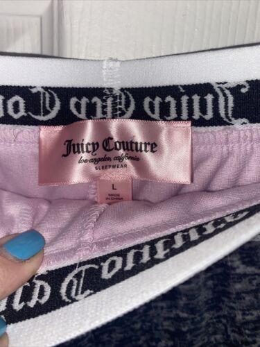 JUICY COUTURE Sleepwear Velour Shorts~Style JC1751~2 Pair ~ All sizes~~REAR FIND