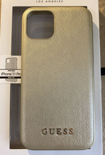 GUESS iPHONE 11 PRO P.U. LEATHER IRIDESCENT COLLECTION  GOLD