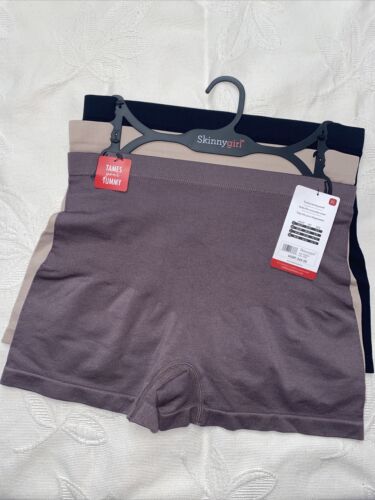 Skinnygirl Shaping Seamless Slip Shorts Size XLarge 3  pair Style SG7063￼￼ New