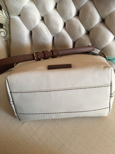 Fossil Keely Crossbody Handbag Bone & Brown ZB6933103 $168 NWT