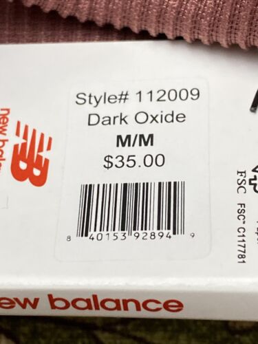 New Balance Medium Impact Sports Bra Style #112009 DARK OXIDE (Mauve)Size MEDIUM