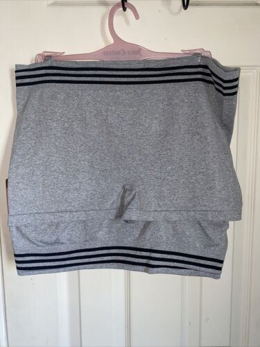 Juicy Couture Intimates Bra & Slip Short Set 3X~Gray/Black Logo~JC6338~2Pack