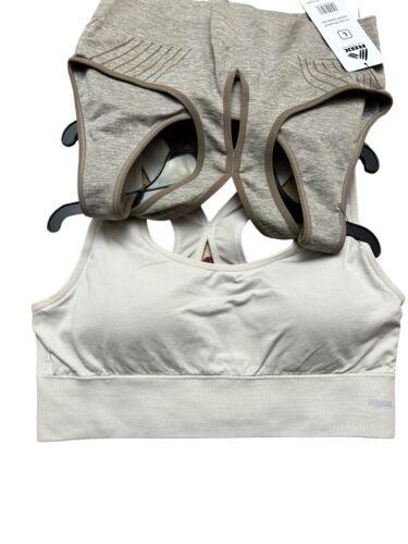 RBX Sport Bras 2 Pack Racer Back~Multicolor~Size ~Large~Style: CR4207~REAR FIND!