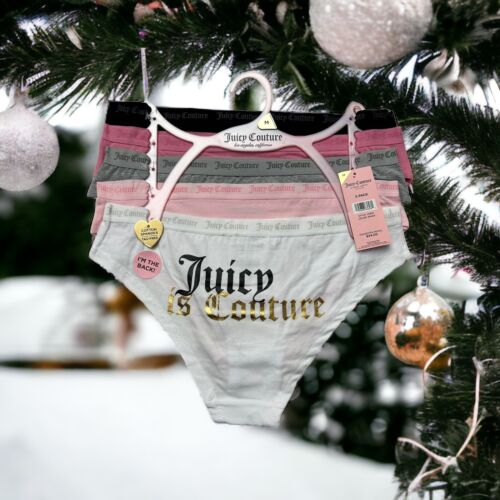 Juicy  Couture Women's Cute & Curvy Bikini NO PANTY LINES~5 Pc Set~LARGE~JC8121