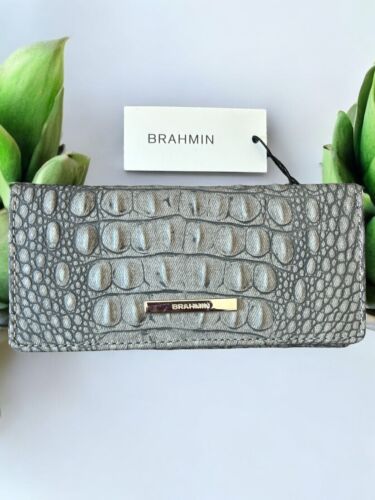 Brahmin Ady Tetra Collection Fairest Grey Veronica Wallet~Shades Of Grey~UNQUE!!