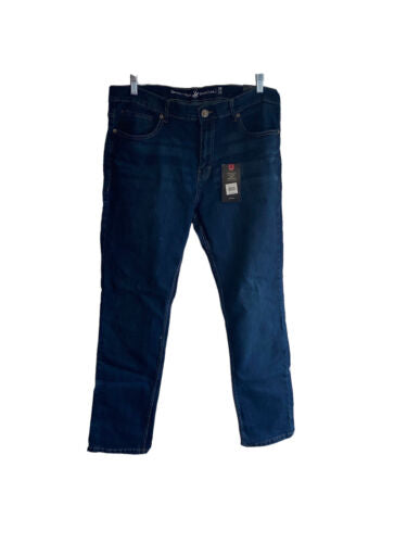 Beverly Hills Polo Club Jeans Slim Fit Med. Wash Denim Pants Mens Size 38X32 NWT