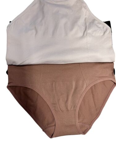 Juicy Couture 3 Pack~Seamless Women Briefs~MEDIUM~Multicolor~JC1668 NEW~SHAPER!