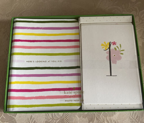 New Kate Spade Baby Girl Photo Prop Set With Brag Book Brand New MSRP $28.00
