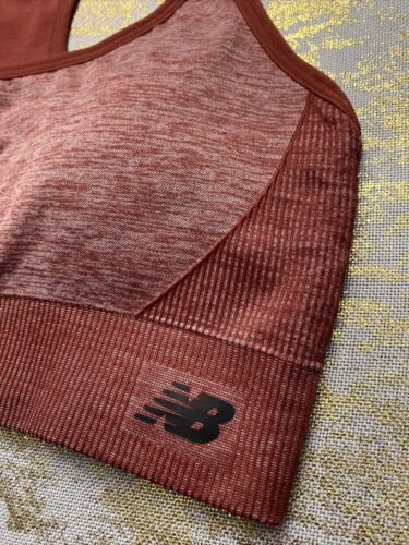 NEW BALANCE Medium Impact Sport Bra  #112004 Terra-cotta CLAY ￼FSD Size MEDIUM