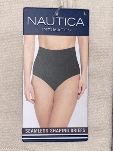 NAUTICA INTIMATES NT7106 3PKD MF SEAMLESS SHAPING BRIEF~Large~GREAT FIT! NWT
