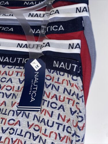 NAUTICA 5 Pack BRIEFS PLUS SIZES~COTTON~MULTICOLOR~  NT3459~ALL SIZES~GREAT FIT!