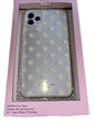 KATE SPADE PHONE CASE FOR iPHONE 11 PRO MAX CLEAR WITH LIGHT YELLOW DOTS &TRIM