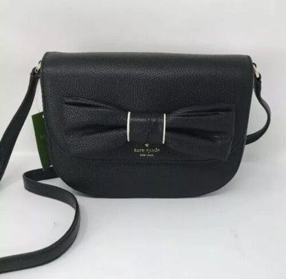 Kate Spade Rosewood Place Adelaide Crossbody Black Ribbon