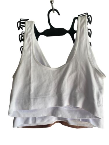 Delta Burke 3-Pack Seamless Bras Size 2X Soft Comfort Lounge Removable Pads NEW