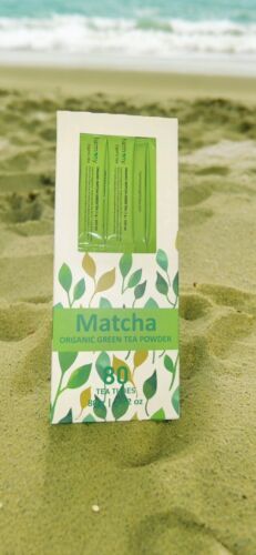 MATCHA Organic Green Tea Powder 80 Tea Tubes Per Box-Boxes Harmony Pure~TASTY
