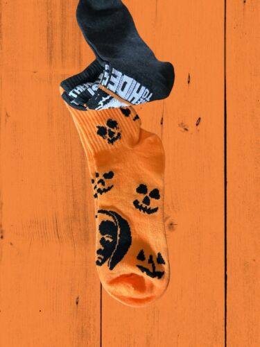 Halloween ll There is No Place to Hide Men's 3 Pairs Crew Socks Size 4-10