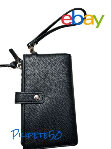 STEVE MADDEN BIFOLD WALLET- WRISTLET FAUX LEATHER