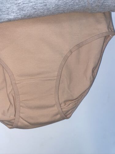 LAURA ASHLEY Intimates Cotton-Spandex Brief Panties~Size L~5 pair Style LS9221