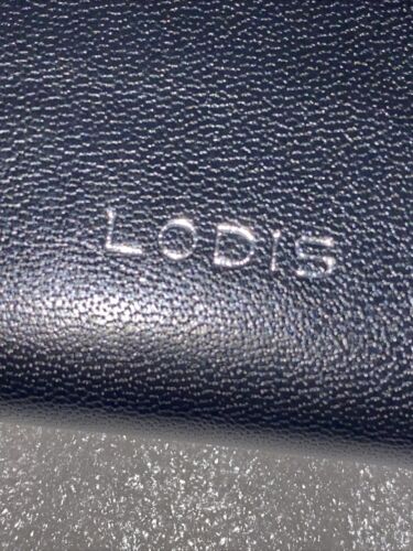 LODIS Bifold Wallet & Coin Purse Black Genuine  Leather -ABSOLUTELY BEAUTIFUL!!!