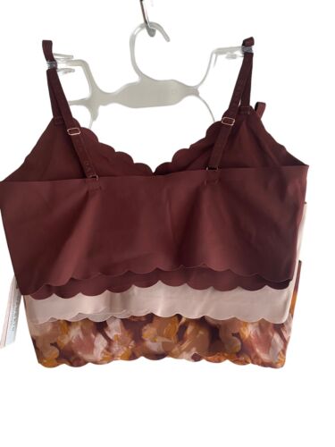 Danskin Intimates Invisible Support  BRAS,~Multicolor ~ 3-set ~ Size : M~DS6328