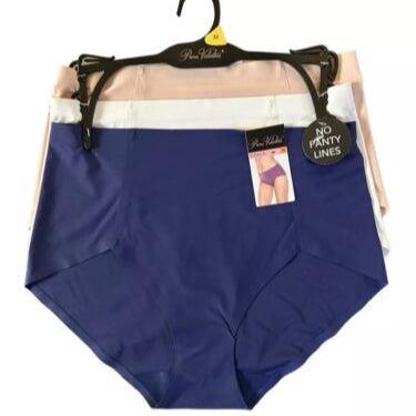 PRIMA VALENTINA 3 Pack PANTIES BRIEFS HI-CUT~77309~MULTICOLOR~SEAMLESS MF~