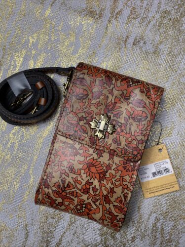 Patricia Nash~CANICELLA Floral & Elephants XBDY Bag Purse~Boho India UNIQUE!