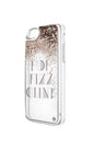 Kate Spade New York Liquid Glitter CaseiPhone 8 &7-Pop Fizz Clink Rose Gold NEW