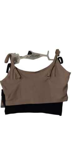 NÁUTICA 2PACK INTIMATES NT2101 SIZE SMALL BRAS LASER CUT RETAIL $48 BEAUTIFUL!