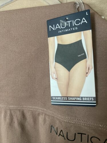 NAUTICA INTIMATES NT7106 3PKD MF SEAMLESS SHAPING BRIEF PANTIES GREAT FIT!NEW~ L