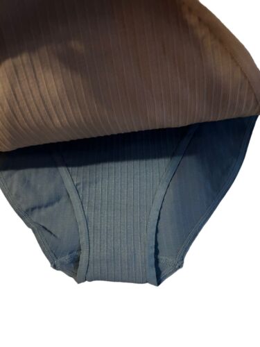 NAUTICA Size L 5-pk Various Colors Women's Ribbed Panties With Logo MSRP $48