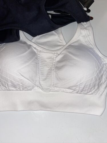 90 Degree By Reflex High Perform. Full Support Sport  Bra Set-Two Large MSRP$58