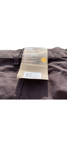 Carhartt Work Pants Washed Double-Front  Duck Brown 46Wx30L Brand New,