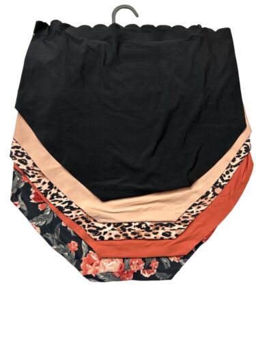Marilyn Monroe 5pc MM3731-49  No Show Mid-Rise Panties~XL~Multicolor $48-PERFECT