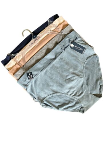 NAUTICA 5 Pack FIT BRIEFS~PLUS SIZES~MULTICOLOR~ NT3465~ALL SIZES~GREAT FIT!