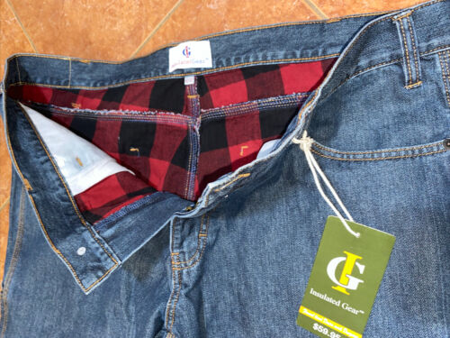 WORK  PANTS “INSULATED GEAR”DUNGAREE SIZE 42 X 32  NEW