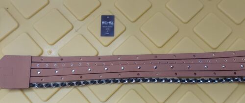 Michael Kors Belt black With studs and chain Really something different!